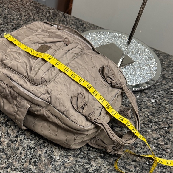 Marc Jacobs Taupe Quilted Nylon Backpack EUC main image 5